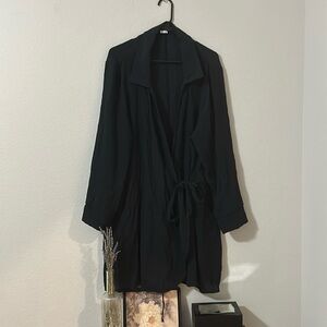 Time and Tru Swimsuit Cover, 2X, Black, Lightly Worn